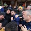 Fenerbahçeli taraftarlardan derbi öncesi ziyaret Fenerbahçeli taraftarlardan derbi öncesi ziyaret