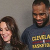LeBron James, protokolü ihlal ederek Düşes'e sarıldı!
