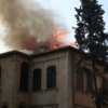 Kilis’te Tarihi Konakta Korkutan Yangın Kilis’te Tarihi Konakta Korkutan Yangın