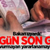 "Sicil affı" başvurusunda son gün
