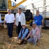 Buğday hasadı kurban kesilerek başladı