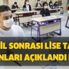 2. nakil sonrası lise taban puanları boş kontenjanlar! Lise taban puanları açıklandı mı?