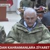 Başbakan'dan kahramanlara ziyaret! Başbakan'dan kahramanlara ziyaret!