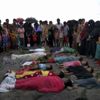 Arakan'daki katliamdan kaçıp nehirde boğuldular