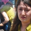 Kadın sürücünün gözyaşları