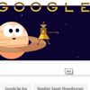 Google Cassini uzay aracını doodle yaptı Google Cassini uzay aracını doodle yaptı