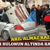 Akhisar'da akıl almaz kaza Akhisar'da akıl almaz kaza
