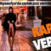 Ayasofya'da çıplak poz veren Belçikalı Marisa Papen hakkında soruşturma başlatıldı! Ayasofya'da çıplak poz veren Belçikalı Marisa Papen hakkında soruşturma başlatıldı!
