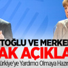 Davutoğlu Ve Merkel'den Ortak Açıklama