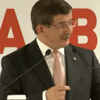 Davutoğlu Tunceli'de konuşuyor