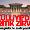 Külliye'de kritik güvenlik zirvesi!