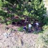 Afyonkarahisar'da dağlık bölgeye ekilen Hint kenevirleri drone ile bulundu
