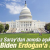 Beyaz Saray'dan Erdoğan için açıklama Beyaz Saray'dan Erdoğan için açıklama
