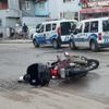 Motosikletliye çarpıp, ağır yaralayan aracın sürücüsü ... Motosikletliye çarpıp, ağır yaralayan aracın sürücüsü ...