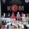 Denizli'de 238 adet kaçak parfüm ele geçirildi