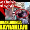﻿Küba sokaklarında ABD bayrakları. Castro ve Che'nin kemikleri sızlıyor