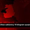 Van da menfeze saklanmış 10 kilogram uyuşturucu ele ... Van da menfeze saklanmış 10 kilogram uyuşturucu ele ...