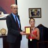 Didimli minik cimnastikçiler plaketle ödüllendirildi Didimli minik cimnastikçiler plaketle ödüllendirildi