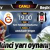 Galatasaray - Beşiktaş | CANLI ANLATIM Galatasaray - Beşiktaş | CANLI ANLATIM