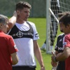 Mario Gomez Beşiktaş antrenmanında Mario Gomez Beşiktaş antrenmanında