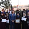 Başkan Asya mazbatasını aldı Başkan Asya mazbatasını aldı