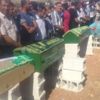 Tatil dönüşü kazada ölen 6 kişilik gurbetçi aile yan yana toprağa verildi