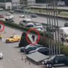 2 şüpheli ile polis arasındaki kovalamaca kamerada
