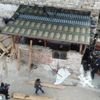Drone'a yakalanan tarih talancılarının yaptıkları barakalar yıkılıyor Drone'a yakalanan tarih talancılarının yaptıkları barakalar yıkılıyor