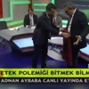 Canlı yayında etek giydi