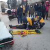 Eskişehir'de kadın kurye kazada yaralandı Eskişehir'de kadın kurye kazada yaralandı