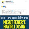 Fenerbahçe'den taraftarları heyecanlandıran 'Mesut Özil' paylaşımı Fenerbahçe'den taraftarları heyecanlandıran 'Mesut Özil' paylaşımı