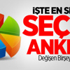 İşte En Sıcak Seçim Anketi İşte En Sıcak Seçim Anketi