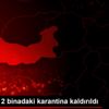 Elazığ da 2 binadaki karantina kaldırıldı Elazığ da 2 binadaki karantina kaldırıldı