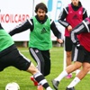 Beşiktaş'ta Veli Kavlak takımla çalıştı Beşiktaş'ta Veli Kavlak takımla çalıştı