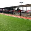 Sentetik çim saha ve tribünler hizmete girdi Sentetik çim saha ve tribünler hizmete girdi