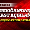 Erdoğan'dan suikast açıklaması Erdoğan'dan suikast açıklaması