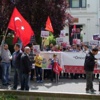 Brüksel’de Myanmar Konsolosluğu Önünde Protesto