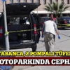 İzmir Adliyesi otoparkında yapılan aramada 6 silah ele geçirildi