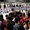 Srebrenitsa meydanında Arakan protestosu