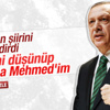 Erdoğan'ın sesinden 'Zindandan Mehmet'e Mektup' şiiri