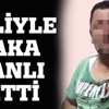 Deliyle şaka kanlı bitti! Deliyle şaka kanlı bitti!