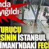 ﻿Uyuşturucu kuryesinin İstanbul Havalimanı'ndaki feci sonu