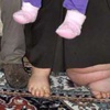 Tek özlemi ayakkabı giyebilmek! Tek özlemi ayakkabı giyebilmek!