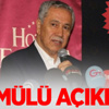 Arınç Formülü Açıkladı!