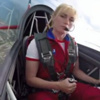 Yüzyılın kadın pilotundan akrobasi uçuşu Yüzyılın kadın pilotundan akrobasi uçuşu