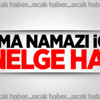 Cuma namazı için genelge hazır