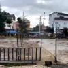 Terme deki köprü sel sularına dayanamadı Terme deki köprü sel sularına dayanamadı