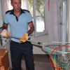 Evde yılan paniği