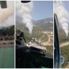 Antalya'da çıkan orman yangını söndürülmeye çalışılıyor