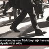 Azerbaycan vatandaşının Türk bayrağı hassasiyeti sosyal ...